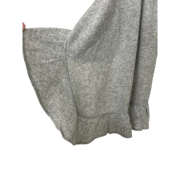 Precious Fibers 100% Cashmere Gray Ruffle Shawl/Scarf/Ruana One size New - Picture 6 of 13